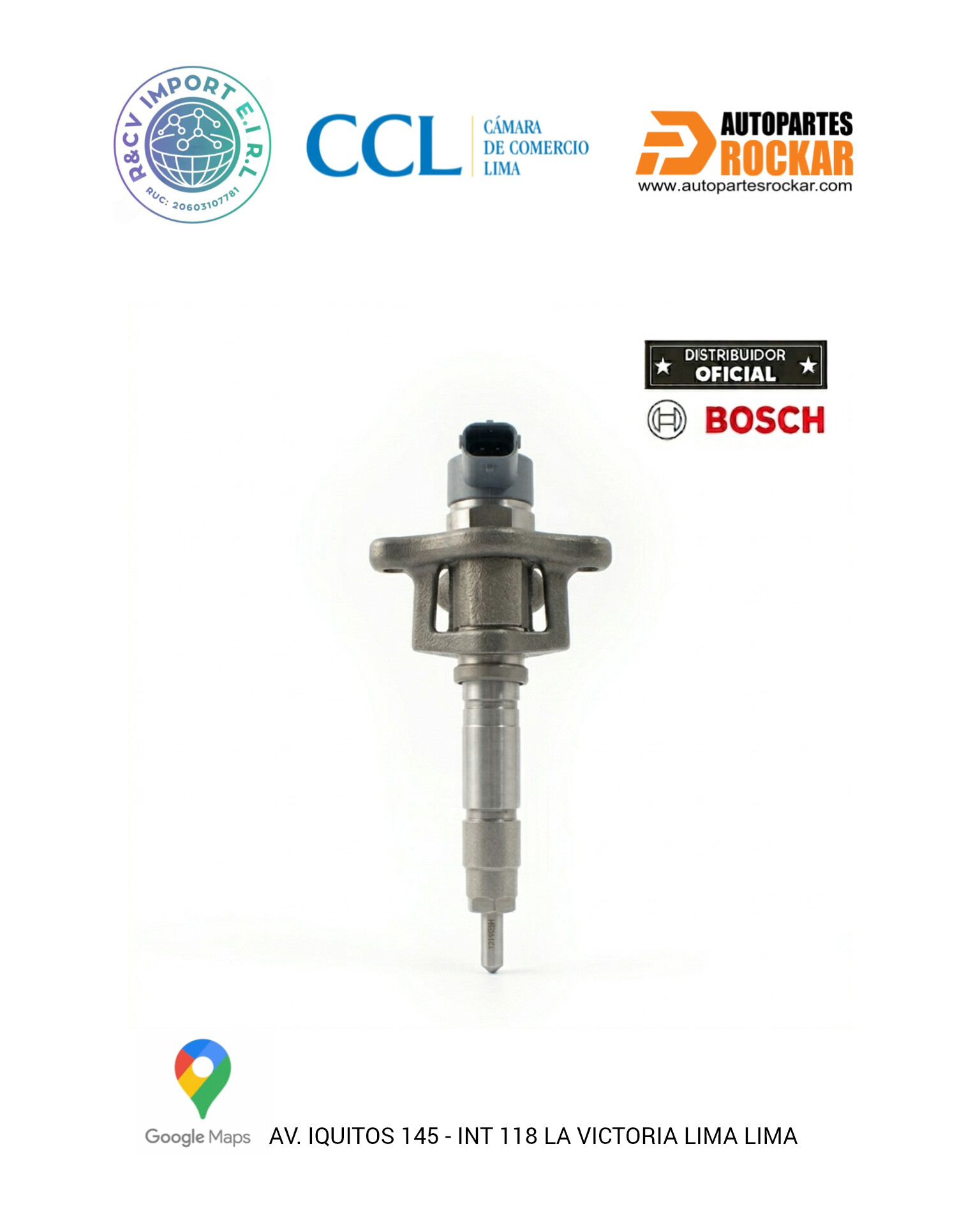 Inyector Bosch original 