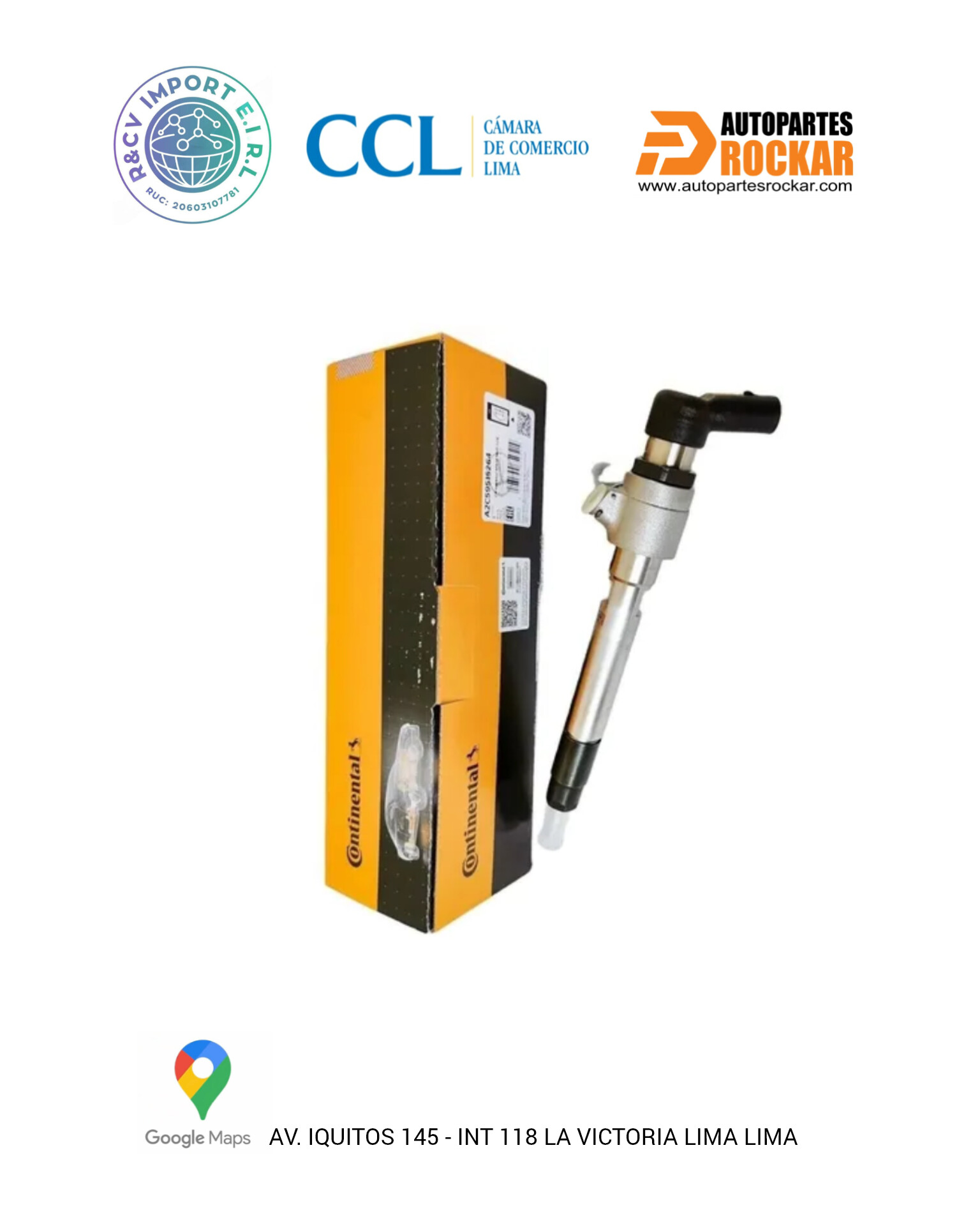 Inyector continental original 