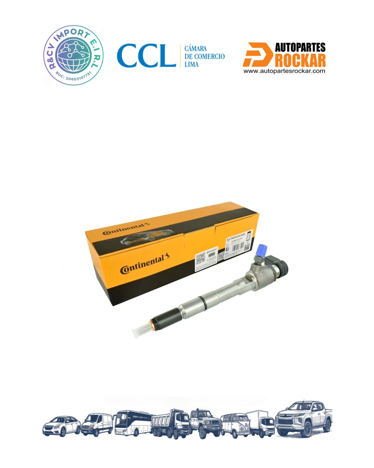 Inyector continental original 