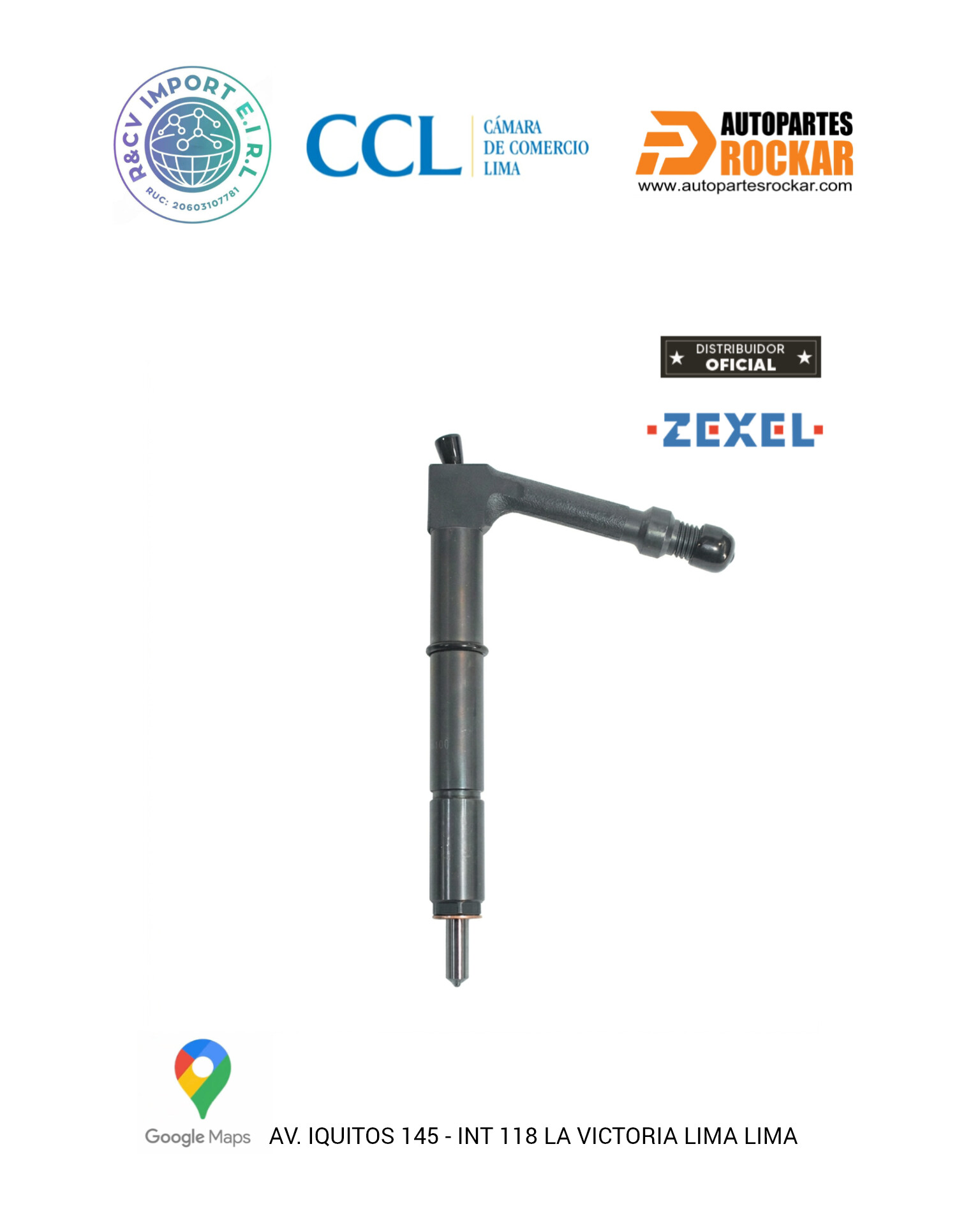 Inyector  Zexel original 